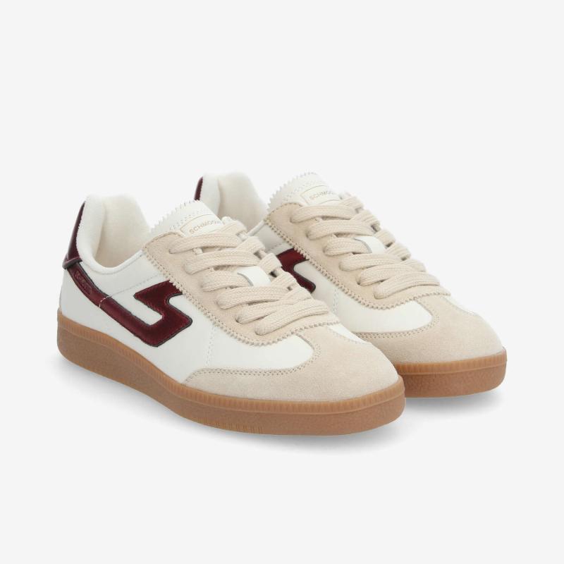 SHEFFIELD JOGGER W - NAP/SUEDE/METAL - BEIGE/PRUNE